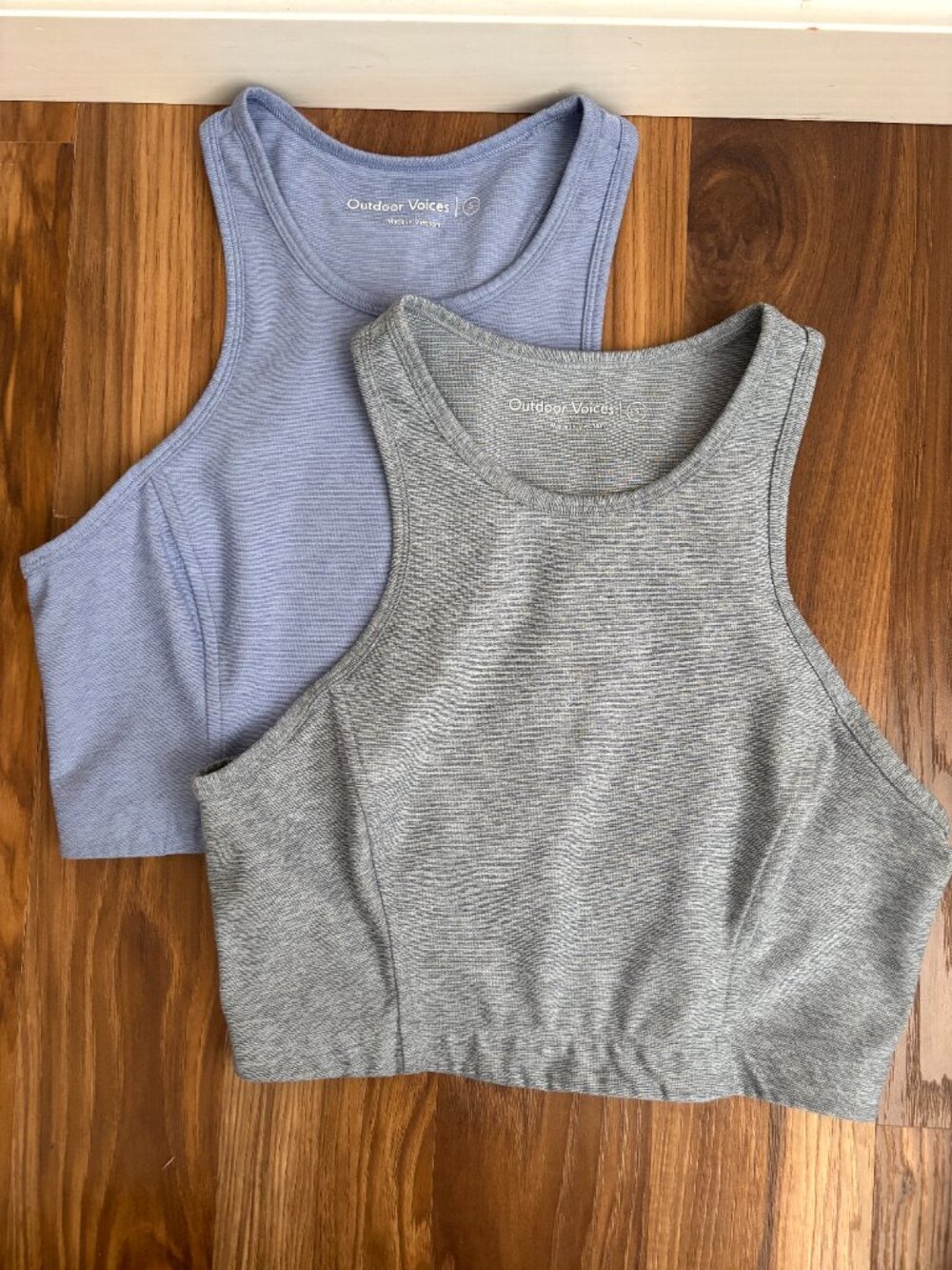 BUNDLE (2) Outdoor Voices Athena Crop Top Athletic Athleisure Work Out